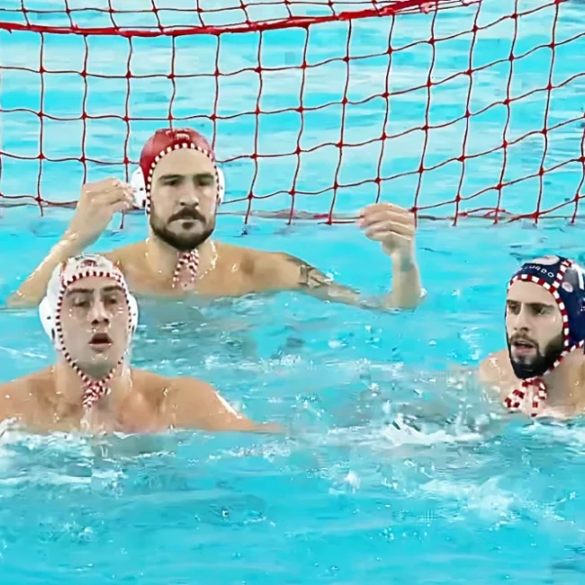 water polo closeup